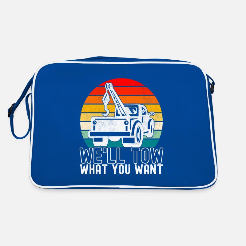 Abschleppwagen Abschleppdienst Retro Tasche