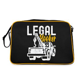 Service de remorquage de dépanneuse - Sac Retro - noir/or - Dos