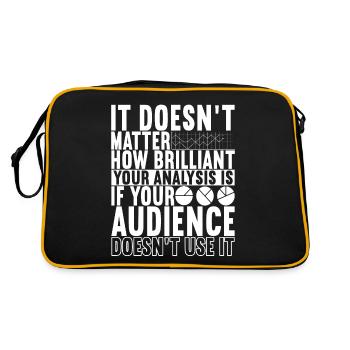Data Scientist Data Analyst - Retro Bag - black/gold - Back