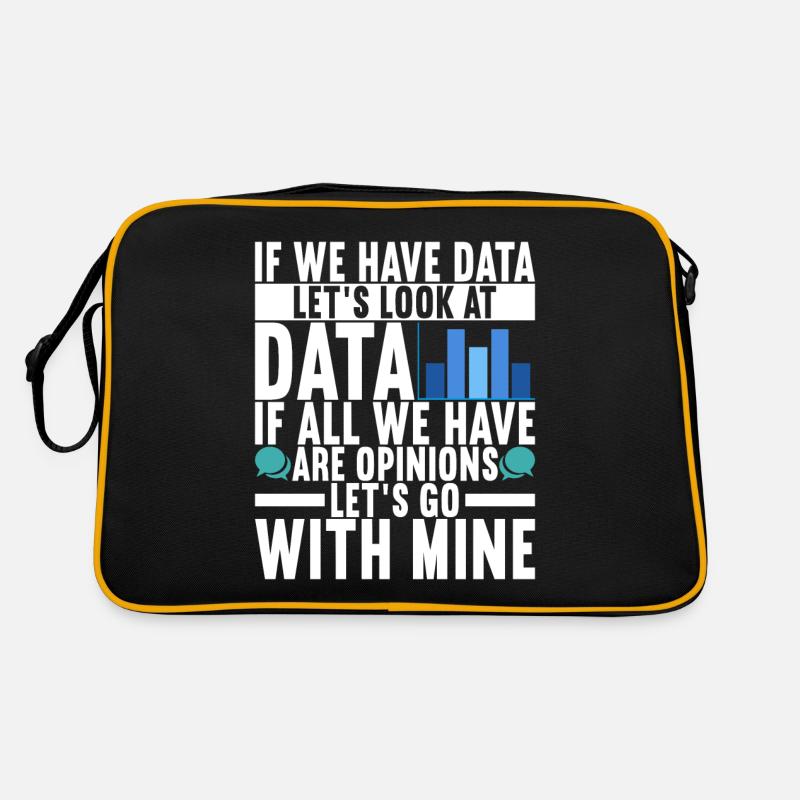 Data Scientist Data Analyst - Retro Bag - black/gold