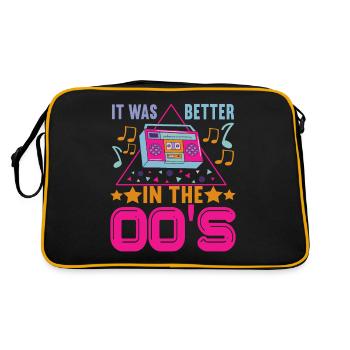 90s 90s 90s Party - Retro Bag - black/gold - Back