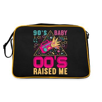 90s 90s 90s Party - Retro Bag - black/gold - Back