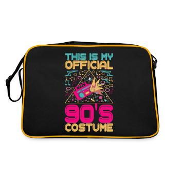 90s 90s 90s Party - Retro Bag - black/gold - Back