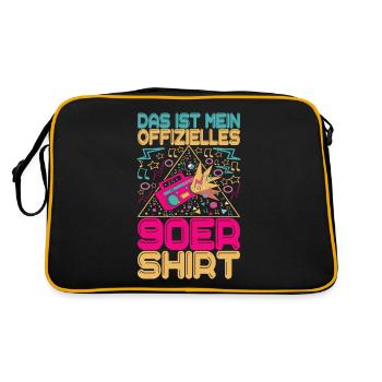 90s 90s 90s Party - Retro Bag - black/gold - Back