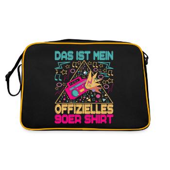 90s 90s 90s Party - Retro Bag - black/gold - Back