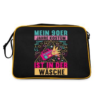 90s 90s 90s Party - Retro Bag - black/gold - Back
