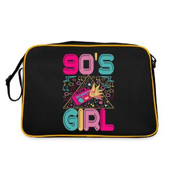 90s 90s 90s Party - Retro Bag - black/gold - Back