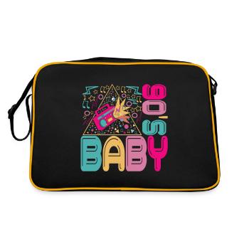 90s 90s 90s Party - Retro Bag - black/gold - Back