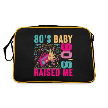 90s 90s 90s Party - Retro Bag - black/gold - Back
