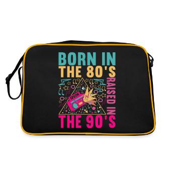 90s 90s 90s Party - Retro Bag - black/gold - Back