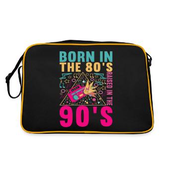 90s 90s 90s Party - Retro Bag - black/gold - Back