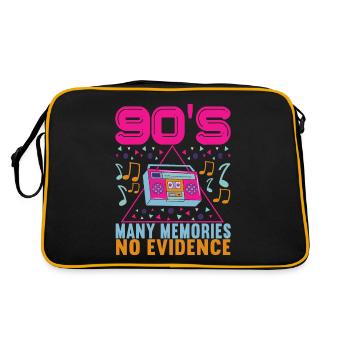 90s 90s 90s Party - Retro Bag - black/gold - Back