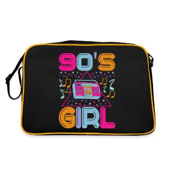 90s 90s 90s Party - Retro Bag - black/gold - Back