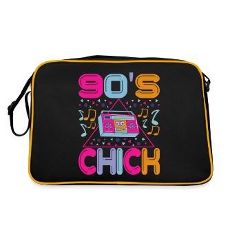 90s 90s 90s Party - Retro Bag - black/gold - Back