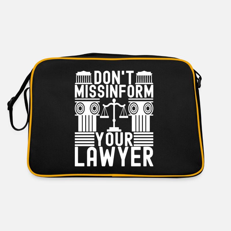 Law Student Judge Public Prosecutor Retro Bag