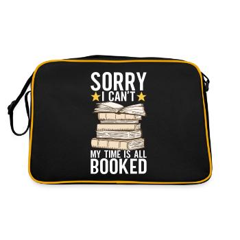 Lire des livres Rat de bibliothèque - Sac Retro - noir/or - Dos