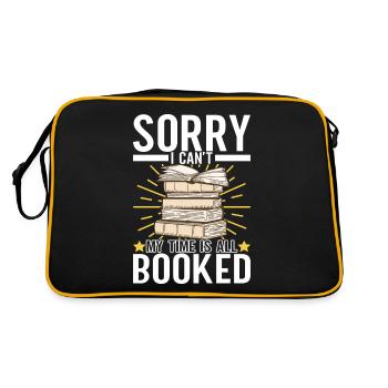 Lire des livres Rat de bibliothèque - Sac Retro - noir/or - Dos