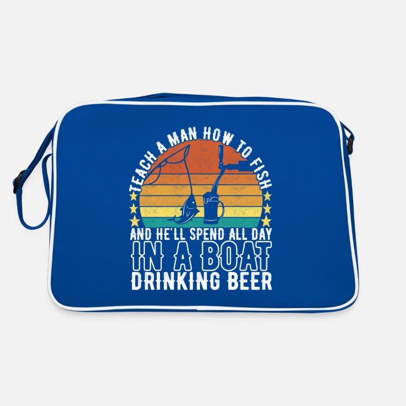 Pêcheur de bière Sac Retro