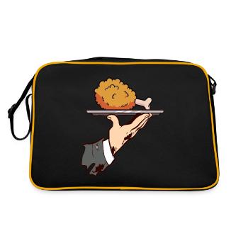Fried Chicken Fast Food - Retro Bag - black/gold - Back