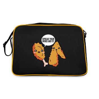 Fried Chicken Fast Food - Retro Bag - black/gold - Back
