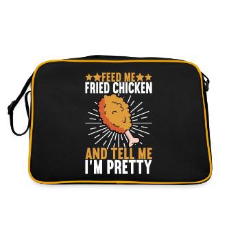 Fried Chicken Fast Food - Retro Bag - black/gold - Back