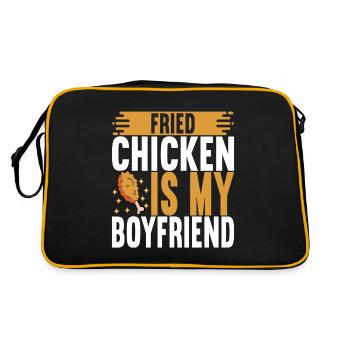 Fried Chicken Fast Food - Retro Bag - black/gold - Back