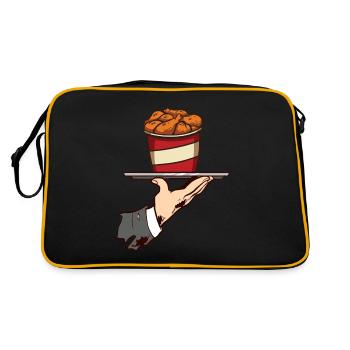 Fried Chicken Fast Food - Retro Bag - black/gold - Back