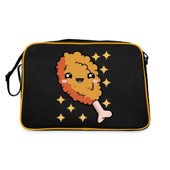 Fried Chicken Fast Food - Retro Bag - black/gold - Back