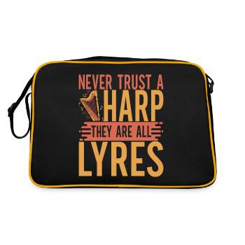 Harp harp player - Retro Bag - black/gold - Back