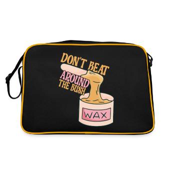 Cosmétiques esthéticiennes - Sac Retro - noir/or - Dos