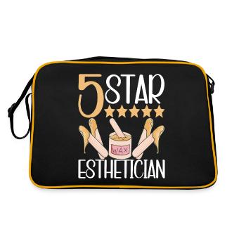 Cosmétiques d’esthéticienne - Sac Retro - noir/or - Dos