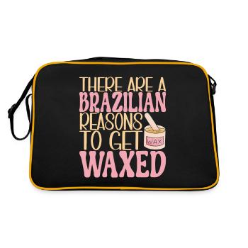 Cosmétiques d’esthéticienne - Sac Retro - noir/or - Dos