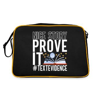 Englisch Lehrer English Teacher - Retro Bag - black/gold - Back