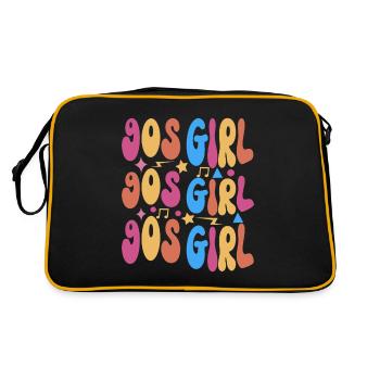 90s 90s 90s Party - Retro Bag - black/gold - Back