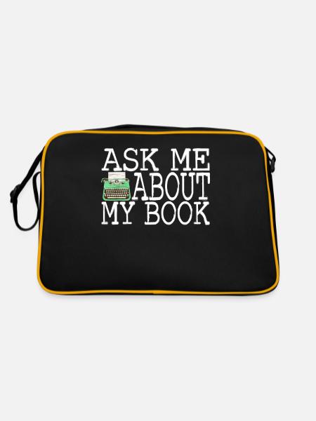 Auteur Écrivain Écrivain - Sac Retro - noir/or - Dos