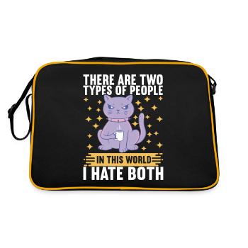 Misanthrope Sarcasm - Retro Bag - black/gold - Back