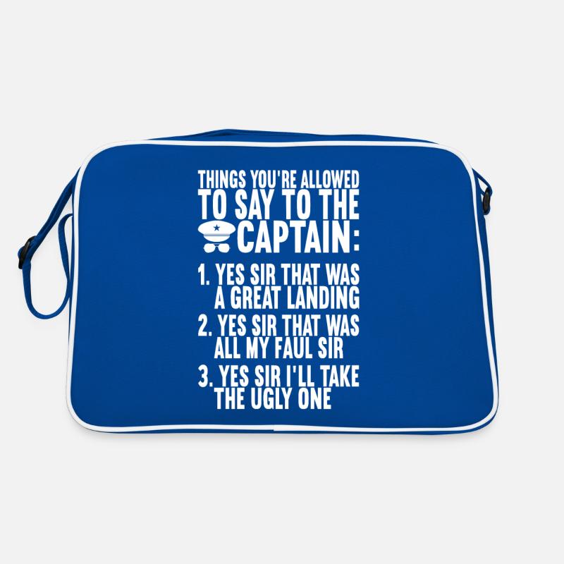 Pilot Flugzeug Retro Tasche