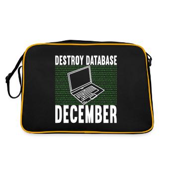 Programmer Computer Scientist - Retro Bag - black/gold - Back