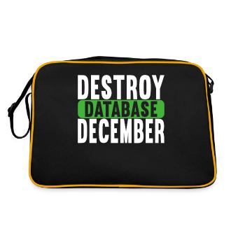 Programmer Computer Scientist - Retro Bag - black/gold - Back