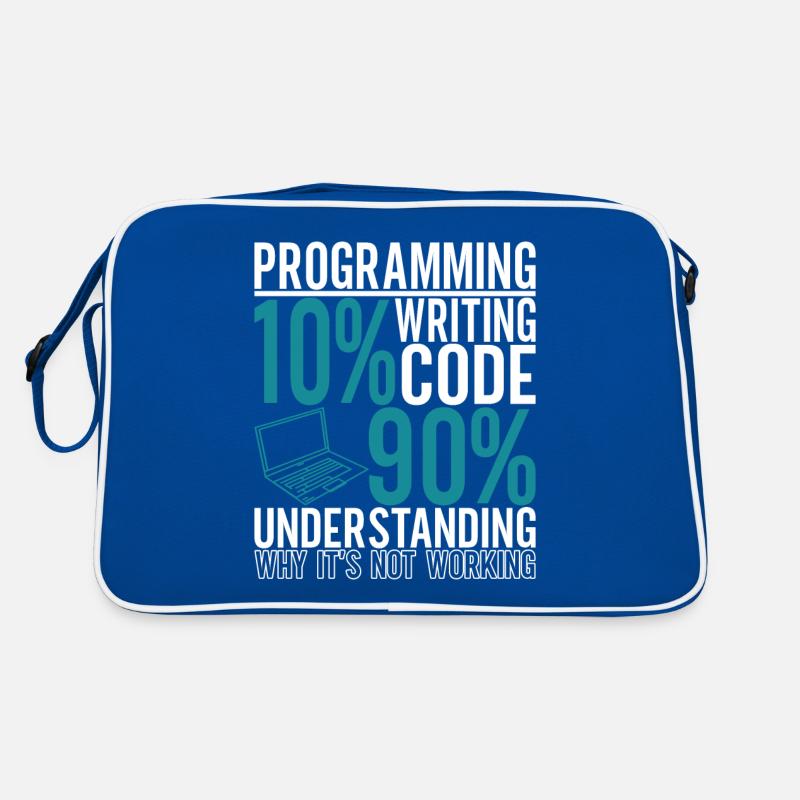 Programmierer Informatiker Retro Tasche