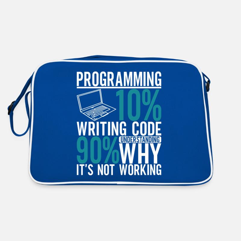 Programmeur Informaticien Sac Retro