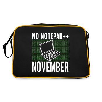 Programmer Computer Scientist - Retro Bag - black/gold - Back