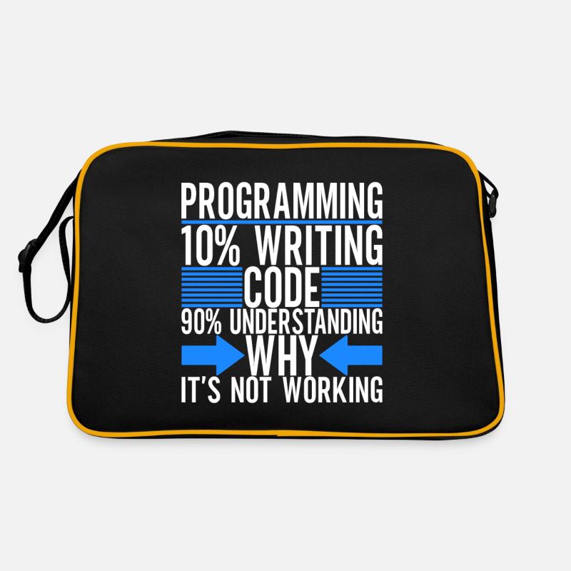 Programmer Computer Scientist Retro Bag