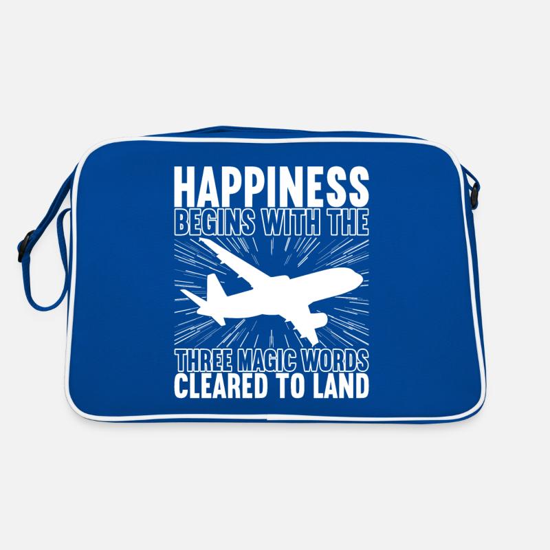 Pilot Flugzeug Retro Tasche