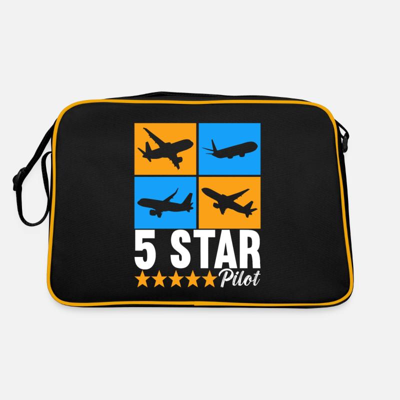 Pilot Flugzeug Retro Tasche