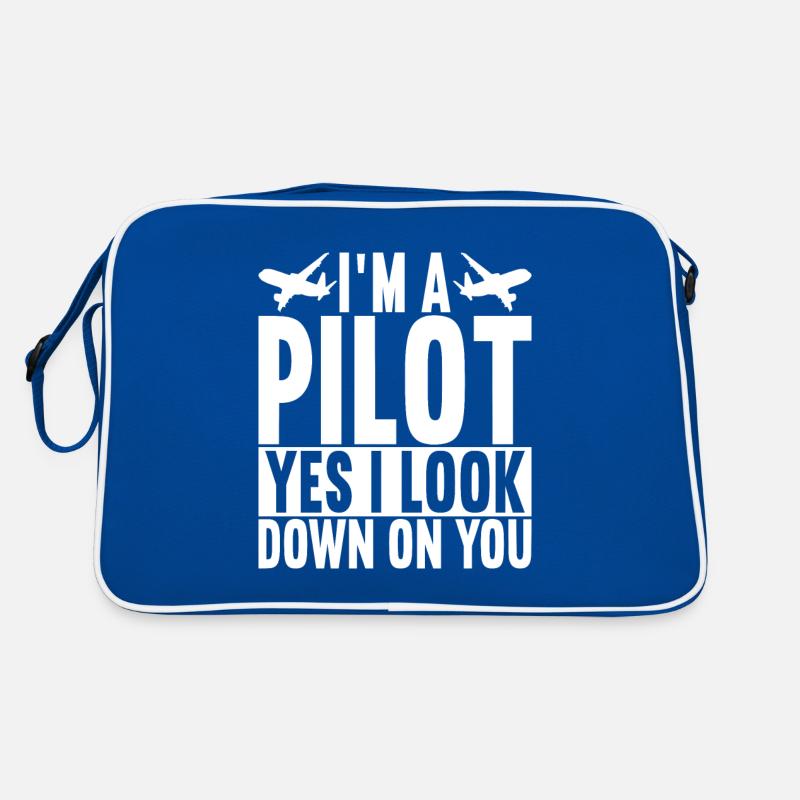Pilot Flugzeug Retro Tasche