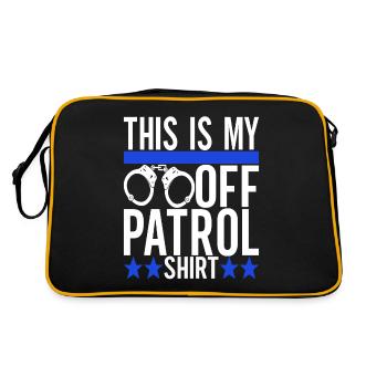 Police Policeman - Retro Bag - black/gold - Back