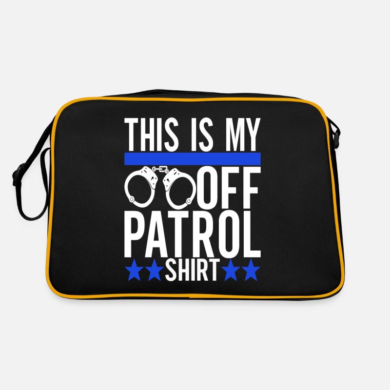 Police Policeman Retro Bag