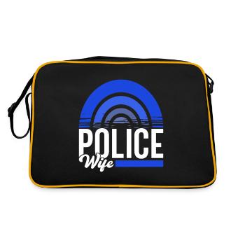 Police Policeman - Retro Bag - black/gold - Back