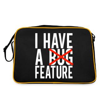 Programmer Computer Scientist - Retro Bag - black/gold - Back